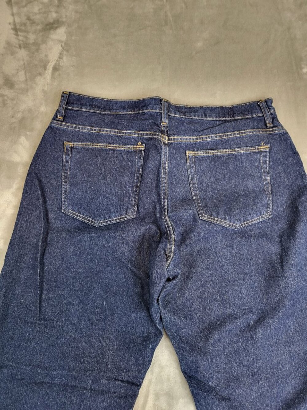 Cabela's Flannel Lined Jeans Women's Size 16 Regular Dark Wash Straight Leg - Picture 8 of 10